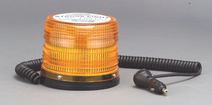 USA 信号機 North American Signal 12/24 V Amber Strobe Light, Pipe Mount