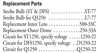 Replacement Parts